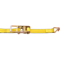 Ratchet Straps, Wire Hook, 3" W x 30' L, 5400 lbs. (2450 kg) Working Load Limit Pryde Industrial Inc.