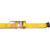 Ratchet Straps, Flat Hook, 4" W x 30' L, 5400 lbs. (2450 kg) Working Load Limit Pryde Industrial Inc.
