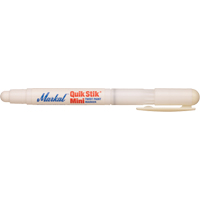 Mini marqueur de peinture Quik Stik, B&acirc;ton plein, Blanc Pryde Industrial Inc.