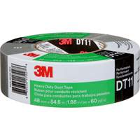 DT11 Heavy-Duty Duct Tape, 11 mils, Silver, 48 mm (2") x 55 m (180') Pryde Industrial Inc.