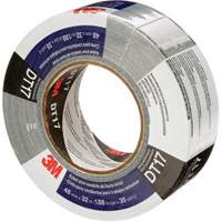 DT17 Super-Duty Duct Tape, 17 mils, Black, 48 mm (2") x 32 m (105') Pryde Industrial Inc.