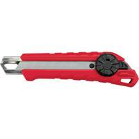 Snap-Off Knife, 18 mm, Carbide, Rubber/Polypropylene Handle Pryde Industrial Inc.