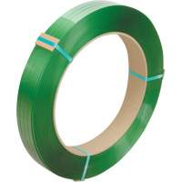 Strapping, Polyester, 1/2" W x 3380' L, Green, Manual Grade Pryde Industrial Inc.