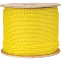 1/4" Braided Yellow Rope, Polypropylene, 1300' Pryde Industrial Inc.