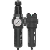Filter/Regulator & Coalescing Filter Modulair 400 with Standard Bowl & Manual Drain, 3/4" NPTF, 150 PSI, 9.13 fl. oz. Capacity Pryde Industrial Inc.