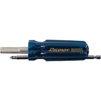 The Mariner Multibit Screwdriver, 6" L, Plastic Handle Pryde Industrial Inc.