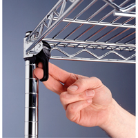 Super Adjustable Super Erecta Shelf&reg;, Add-On Kit, 5 Tiers, 36" W x 86-5/8" H x 24" D Pryde Industrial Inc.