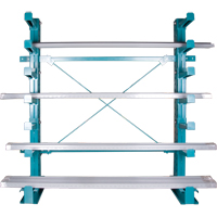 Cantilever Bar-Stock Racking - Light-Duty, Single Sided, 12" Arm, 75" H Pryde Industrial Inc.