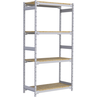Étagère-classeur de grande largeur, Acier, 4 Tablettes, 42" la x 18" p x 84" h RN004 | Pryde Industrial Inc.
