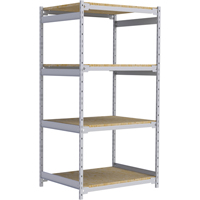 Wide Span Record Storage Shelving, Steel, 4 Shelves, 42" W x 32" D x 84" H Pryde Industrial Inc.