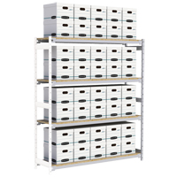 &eacute;tag&egrave;re-classeur de grande largeur, Acier, 4 Tablettes, 72" la x 18" p x 84" h, Ensemble Ajout Pryde Industrial Inc.