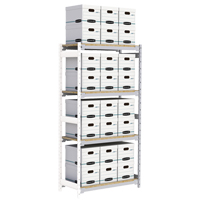 &eacute;tag&egrave;re-classeur de grande largeur, Acier, 4 Tablettes, 42" la x 18" p x 84" h, Ensemble Ajout Pryde Industrial Inc.