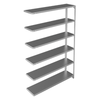&eacute;l&eacute;ment de rayonnage, Acier galvanis&eacute;, Montant &agrave; fente, Capacit&eacute; 300 lb, 48" la x 72" h x 12" p Pryde Industrial Inc.