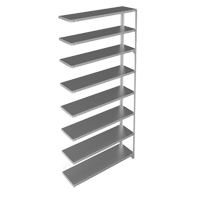 &eacute;l&eacute;ment de rayonnage, Acier galvanis&eacute;, Montant &agrave; fente, Capacit&eacute; 300 lb, 48" la x 96" h x 12" p Pryde Industrial Inc.