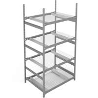 Wide Span Storage Shelving, Boltless, 1340 lbs. Capacity, 42" W x 84" H x 32" D Pryde Industrial Inc.
