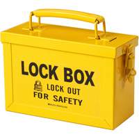 Coffret de s&eacute;curit&eacute; de groupe, Jaune Pryde Industrial Inc.