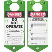 Labeled Lockout Hasps, Green Pryde Industrial Inc.