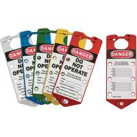 Labeled Lockout Hasps, Blue/Green/Red/Silver/Yellow Pryde Industrial Inc.