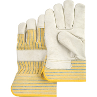 Standard-Duty Dry-Palm Fitters Gloves, X-Large, Grain Cowhide Palm, Cotton Inner Lining Pryde Industrial Inc.