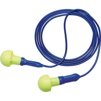 Bouchons d'oreilles d&eacute;tectables E-A-R Push-ins, Avec cordon, Taille unique, Vrac - Sac en poly, NRR dB NRR 28 dB Pryde Industrial Inc.