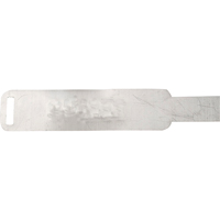 Aluminum Blank Tags, 1" W x 5-3/4" H Pryde Industrial Inc.