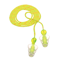 E-A-R Tri-Flange Reusable Earplugs, Corded, Bulk - Polybag, 26 dB NRR, One-Size Pryde Industrial Inc.