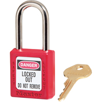 Cadenas Zenex, Cadenas de s&eacute;curit&eacute;, Cl&eacute;s diff&eacute;rentes, Thermoplastique, Largeur de 1-1/2" Pryde Industrial Inc.