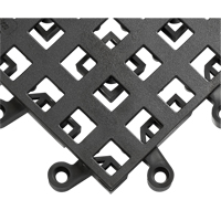 Carrelage no 560 ErgoDeck , PVC, 1-1/2' la c, 1-1/2' lo, 7/8" &eacute;paisseur, Noir Pryde Industrial Inc.