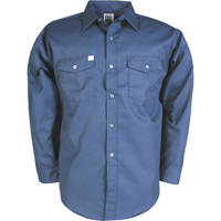 Work Shirts, Men's, Small, Navy Blue Pryde Industrial Inc.