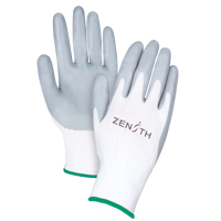 Lightweight Breathable Coated Gloves, 8/Medium, Foam Nitrile Coating, 13 Gauge, Polyester Shell Pryde Industrial Inc.