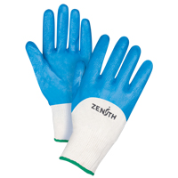 Gants enduits et tricot&eacute;s sans coutures de poids moyen, 8/Moyen, R&ecirc;vetement Nitrile, Calibre 13, Enveloppe en Coton Pryde Industrial Inc.