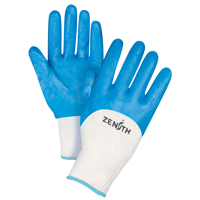 Gants enduits et tricot&eacute;s sans coutures de poids moyen, 10/T-Grand, R&ecirc;vetement Nitrile, Calibre 13, Enveloppe en Coton Pryde Industrial Inc.