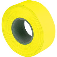 Flagging Tape, 1.2" W x 150' L, Fluorescent Yellow Pryde Industrial Inc.