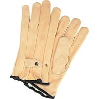 Winter-Lined Ropers Gloves, Small, Grain Cowhide Palm, Fleece Inner Lining Pryde Industrial Inc.