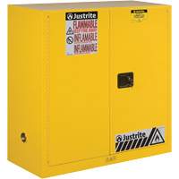 Sure-Grip&reg; Ex Flammable Storage Cabinets, 30 gal., 2 Door, 43" W x 44" H x 18" D Pryde Industrial Inc.