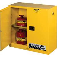 Sure-Grip&reg; Ex Flammable Storage Cabinets, 30 gal., 2 Door, 43" W x 44" H x 18" D Pryde Industrial Inc.