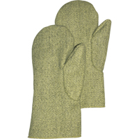 Carbo-King Heat Protective Mitts, Aramid, Large, Protects Up To 2100° F (1149° C) Pryde Industrial Inc.