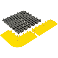 Tapis Ergodeck tout usage No 564 & No 566, PVC, 1-1/2' la c, 1-1/2' lo, 7/8" &eacute;paisseur, Charbon Pryde Industrial Inc.