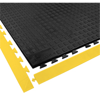 Tapis Rejuvenator Connect No 502, Polyur&eacute;thane, 3' la c, 3' lo, 5/8" &eacute;paisseur, Noir Pryde Industrial Inc.
