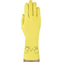 VersaTouch&reg; 297 Gloves, Size X-Large/10, 12" L, Rubber Latex, Flock-Lined Inner Lining, 20-mil Pryde Industrial Inc.