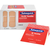 Syst&egrave;mes de distribution de bandages Salvequick - recharges st&eacute;riles, Rectangulaire/carr&eacute;e, Tissu, St&eacute;rile Pryde Industrial Inc.