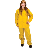V&ecirc;tements imperm&eacute;ables RZ100, Polyester/PVC, Petit, Jaune Pryde Industrial Inc.