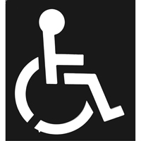 Parking Lot Stencils, English, 37" x 43" Pryde Industrial Inc.