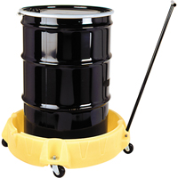 Socles roulants Spill Scooter, 35" dia. x 9" h, Cap. de d&eacute;versement 11 gal. US Pryde Industrial Inc.