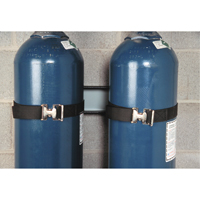 Wall Mount Double Gas Cylinder Support Bracket Pryde Industrial Inc.