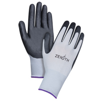 Gants l&eacute;gers enduits et respirants, 6/T-petit, R&ecirc;vetement Mousse de nitrile, Calibre 13, Enveloppe en Polyester Pryde Industrial Inc.