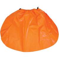 &eacute;cran anti-pluie pour casque de s&eacute;curit&eacute;, Taille unique, Orange, Nylon/PVC Pryde Industrial Inc.