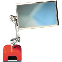 Inspection Mirror, Rectangular, 3-1/2" L x 2" W, Telescopic Pryde Industrial Inc.