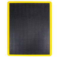 Tapis antifatigue en d&ocirc;me, &agrave; bulles, 2' x 3' x 1/2", Noir, Caoutchouc Pryde Industrial Inc.