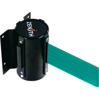 Wall Mount Barrier, Steel, Screw Mount, 7', Green Tape Pryde Industrial Inc.